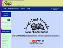 Tablet Screenshot of llfbooks.com